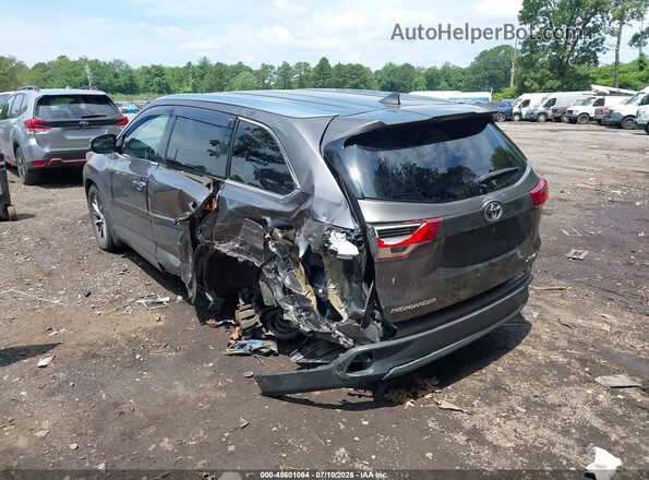 5TDJZRFH3JS529310 2018 TOYOTA HIGHLANDER Silver უკანა მარცხენა
