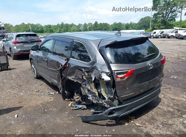 5TDJZRFH3JS529310 2018 TOYOTA HIGHLANDER Silver წინა ხედი