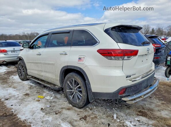 5TDJZRFH3JS530134 2018 TOYOTA HIGHLANDER White Հետևի ձախ