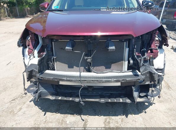5TDJZRFH3JS809065 2018 TOYOTA HIGHLANDER Burgundy Vista frontal