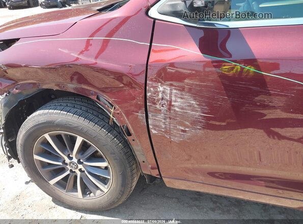 5TDJZRFH3JS809065 2018 TOYOTA HIGHLANDER Burgundy 