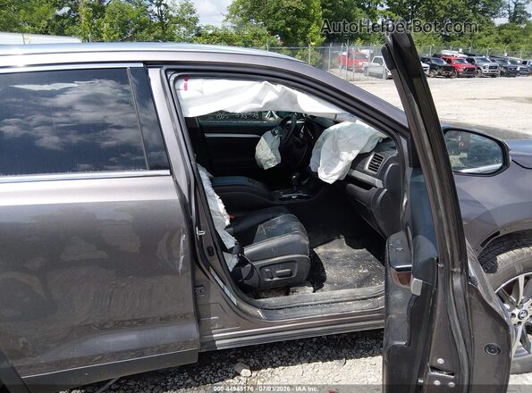 5TDJZRFH3KS582297 2019 TOYOTA HIGHLANDER Gray Front interior view
