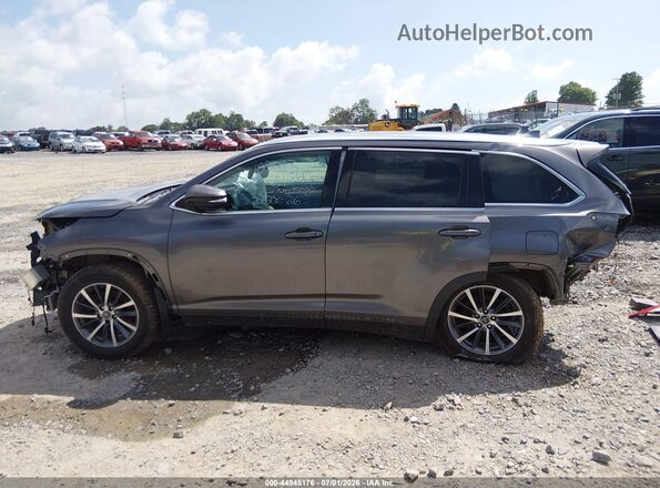 5TDJZRFH3KS582297 2019 TOYOTA HIGHLANDER Gray 