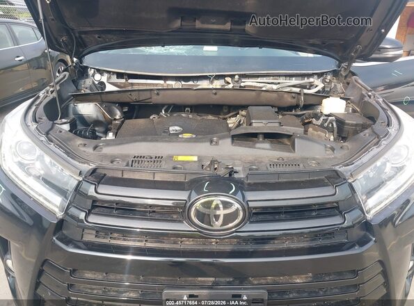 5TDJZRFH4HS436077 2017 TOYOTA HIGHLANDER Черный Вид сзади