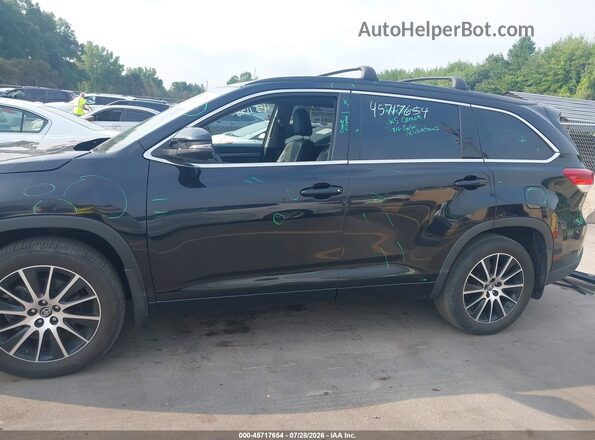5TDJZRFH4HS436077 2017 TOYOTA HIGHLANDER Черный Панорамный вид салона 360°