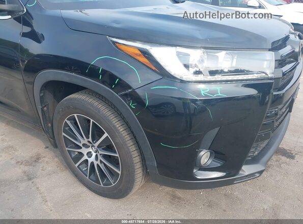 5TDJZRFH4HS436077 2017 TOYOTA HIGHLANDER Черный 