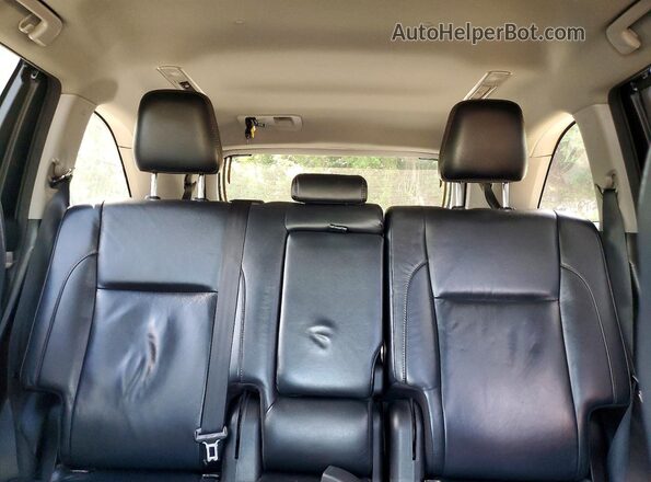 5TDJZRFH4HS436189 2017 TOYOTA HIGHLANDER Brown უკანა სავარძლების ხედი