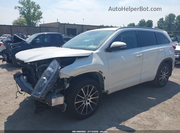 5TDJZRFH4HS446950 2017 TOYOTA HIGHLANDER White Առջևի ձախ երեք քառորդ տեսարան
