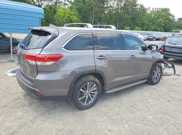 5TDJZRFH4HS465143 2017 TOYOTA HIGHLANDER Charcoal Rear right