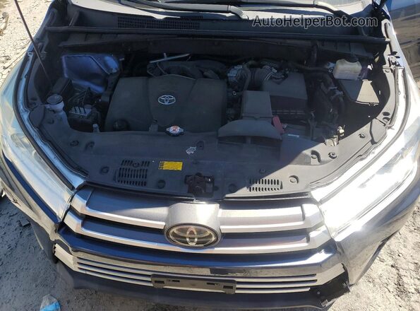 5TDJZRFH4JS497970 2018 TOYOTA HIGHLANDER Blue Engine compartment view