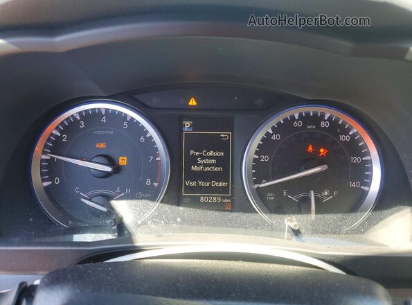 5TDJZRFH4JS497970 2018 TOYOTA HIGHLANDER Blue Instrument cluster view