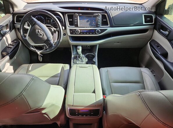 5TDJZRFH4JS498178 2018 TOYOTA HIGHLANDER White Vista del salpicadero