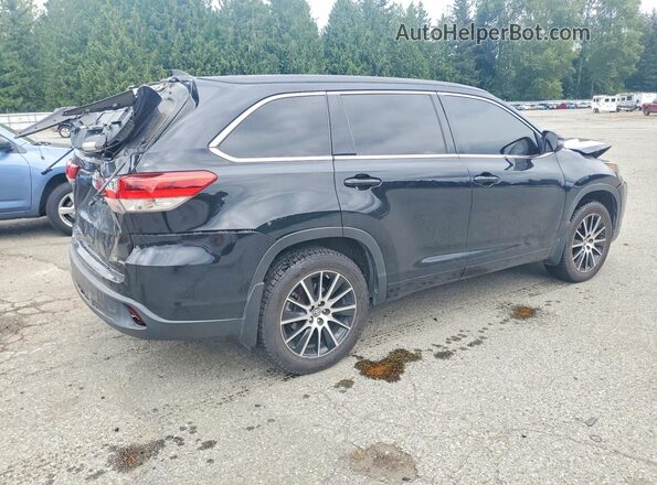 5TDJZRFH4JS812038 2018 TOYOTA HIGHLANDER Black Tył prawy