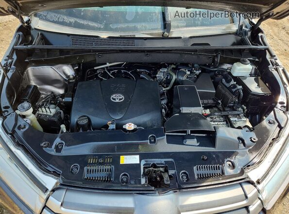 5TDJZRFH4KS622211 2019 TOYOTA HIGHLANDER Серый Вид подкапотного пространства
