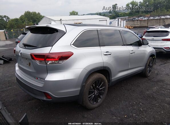 5TDJZRFH4KS708313 2019 TOYOTA HIGHLANDER Серый Задняя правая четверть
