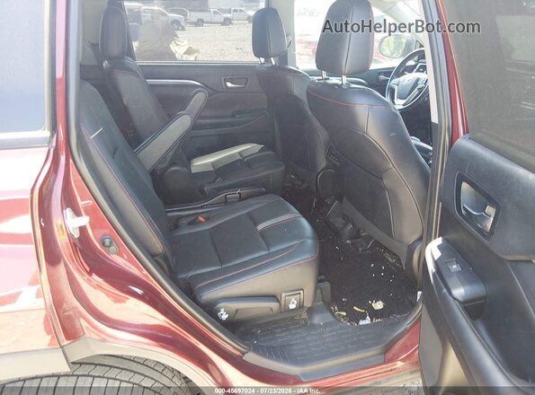 5TDJZRFH4KS975791 2019 TOYOTA HIGHLANDER Красный Вид наклейки с VIN-кодом