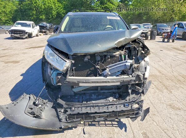 5TDJZRFH5HS367982 2017 TOYOTA HIGHLANDER Green წინა ხედი