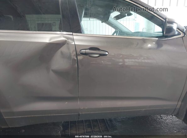 5TDJZRFH5HS394194 2017 TOYOTA HIGHLANDER Коричневый Вид спереди