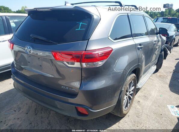 5TDJZRFH5JS561577 2018 TOYOTA HIGHLANDER Gray Հետևի աջ