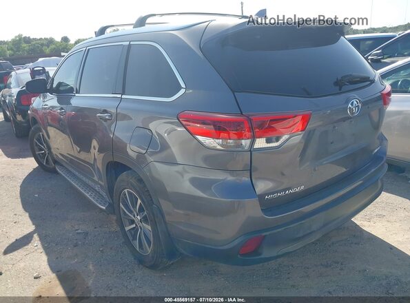 5TDJZRFH5JS561577 2018 TOYOTA HIGHLANDER Gray Հետևի ձախ