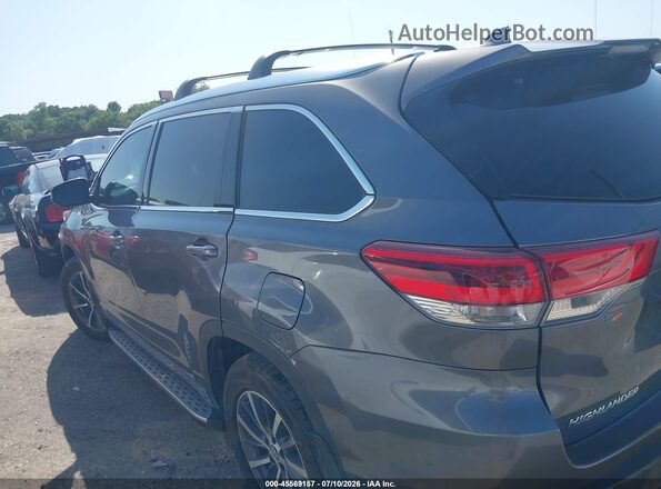 5TDJZRFH5JS561577 2018 TOYOTA HIGHLANDER Gray Սալոնի 360 աստիճան տեսք