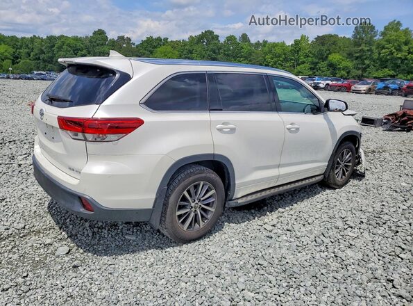 5TDJZRFH5JS898699 2018 TOYOTA HIGHLANDER White Հետևի աջ