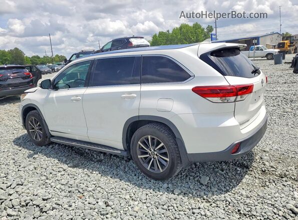 5TDJZRFH5JS898699 2018 TOYOTA HIGHLANDER White Հետևի ձախ