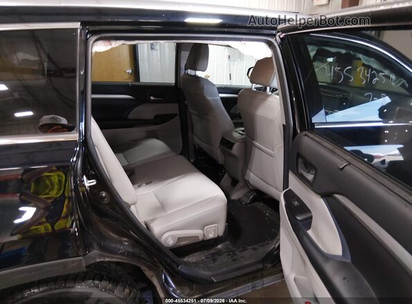 5TDJZRFH5JS904713 2018 TOYOTA HIGHLANDER Black VIN კოდის სტიკერის ხედი