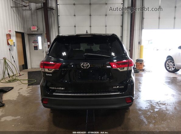 5TDJZRFH5JS904713 2018 TOYOTA HIGHLANDER Black 