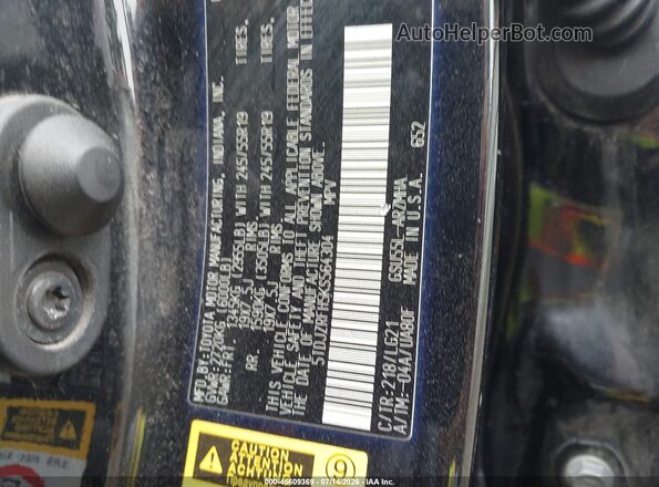 5TDJZRFH5KS564304 2019 TOYOTA HIGHLANDER Черный Вид подкапотного пространства