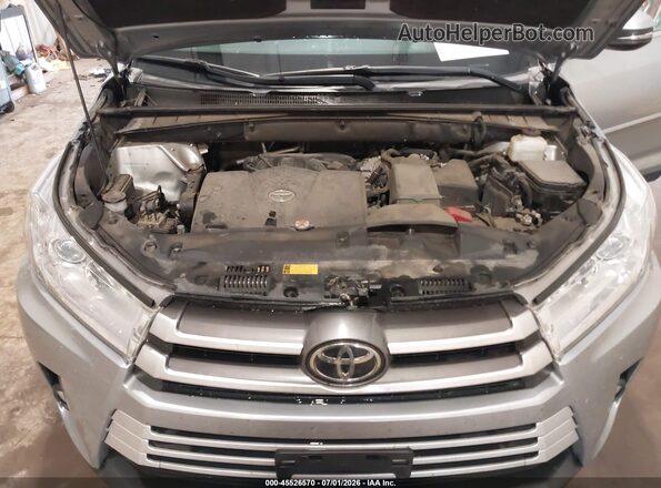 5TDJZRFH5KS567140 2019 TOYOTA HIGHLANDER Gray Вид ззаду
