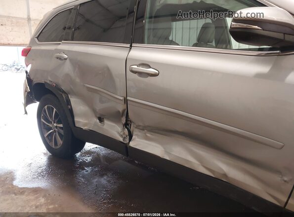 5TDJZRFH5KS567140 2019 TOYOTA HIGHLANDER Gray Вид спереду