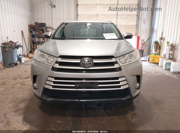 5TDJZRFH5KS567140 2019 TOYOTA HIGHLANDER Gray Вид задньої частини салону