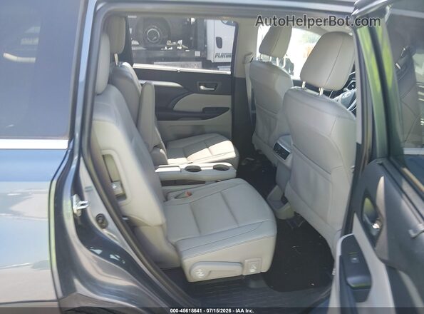 5TDJZRFH5KS976724 2019 TOYOTA HIGHLANDER Blue Vista de la etiqueta del VIN