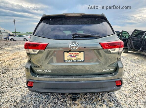 5TDJZRFH6HS397315 2017 TOYOTA HIGHLANDER Black Vista trasera