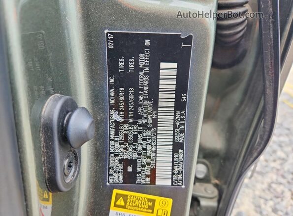 5TDJZRFH6HS397315 2017 TOYOTA HIGHLANDER Black Vista de la etiqueta del VIN