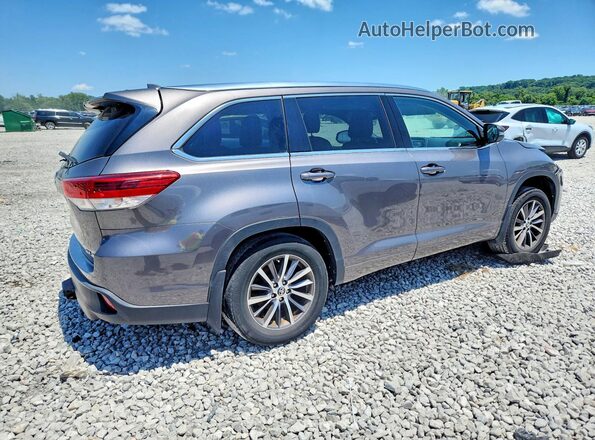 5TDJZRFH6HS414193 2017 TOYOTA HIGHLANDER Серый Задняя правая четверть