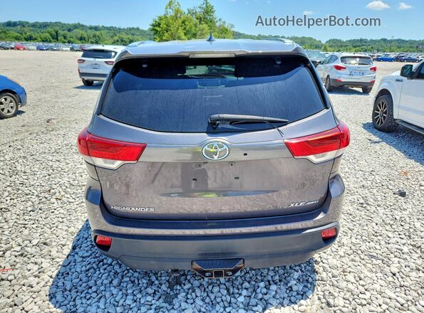 5TDJZRFH6HS414193 2017 TOYOTA HIGHLANDER Серый Вид сзади