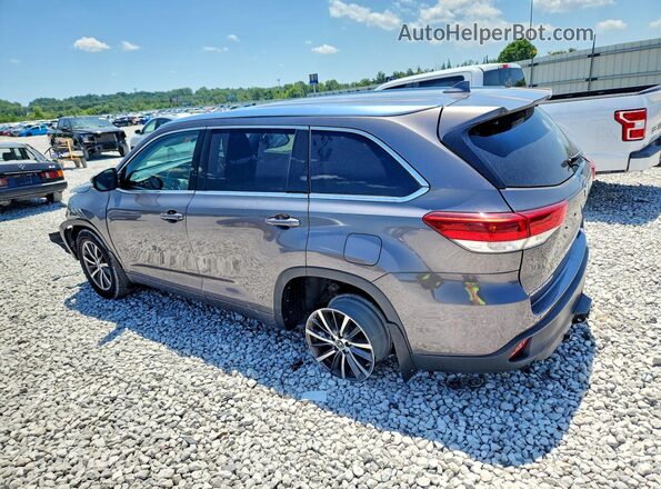 5TDJZRFH6HS414193 2017 TOYOTA HIGHLANDER Серый Задняя левая четверть