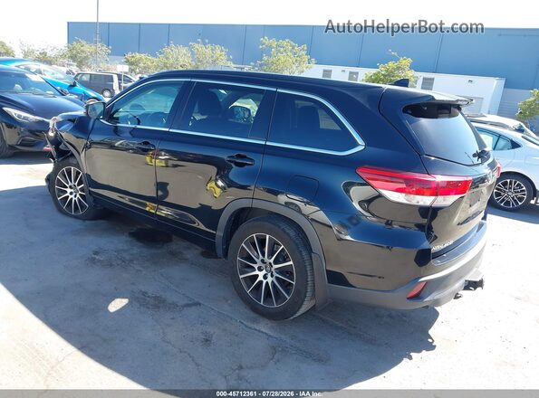 5TDJZRFH6HS424500 2017 TOYOTA HIGHLANDER Black Հետևի ձախ