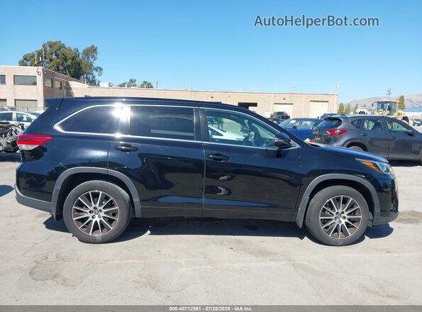 5TDJZRFH6HS424500 2017 TOYOTA HIGHLANDER Black Սալոնի հետևի տեսք