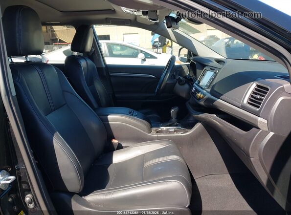 5TDJZRFH6HS424500 2017 TOYOTA HIGHLANDER Black Սալոնի դիմացի տեսք