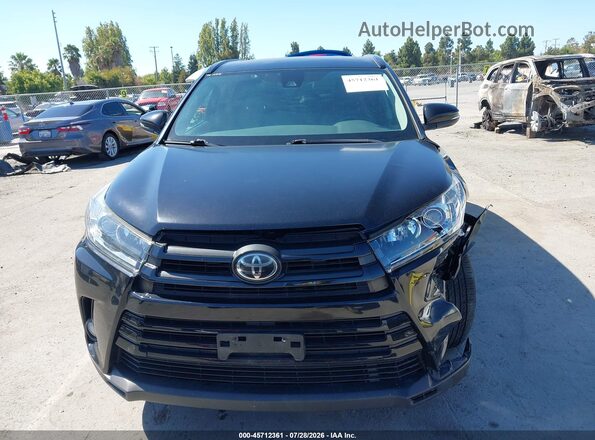 5TDJZRFH6HS424500 2017 TOYOTA HIGHLANDER Black Սարքավորումների վահանակի տեսք