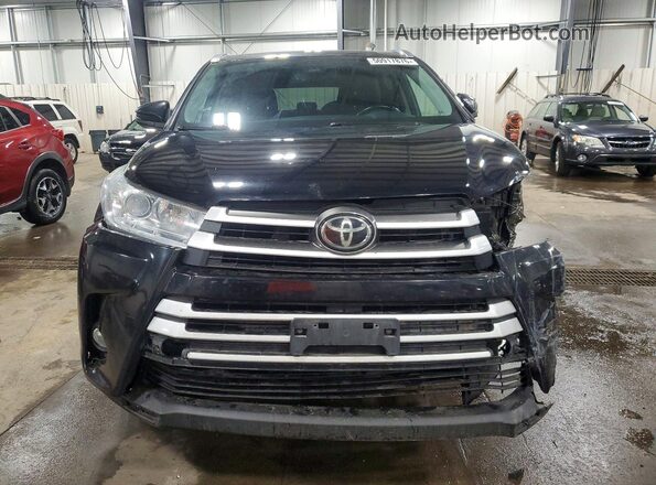 5TDJZRFH6HS462924 2017 TOYOTA HIGHLANDER Black Դիմացի տեսք