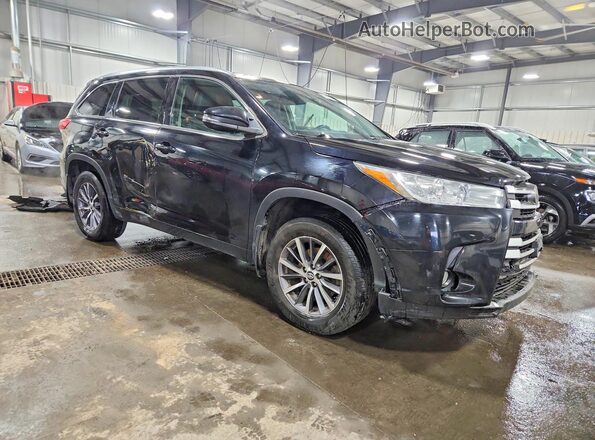 5TDJZRFH6HS462924 2017 TOYOTA HIGHLANDER Black Առջևի աջ