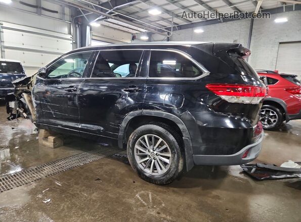 5TDJZRFH6HS462924 2017 TOYOTA HIGHLANDER Black Հետևի ձախ