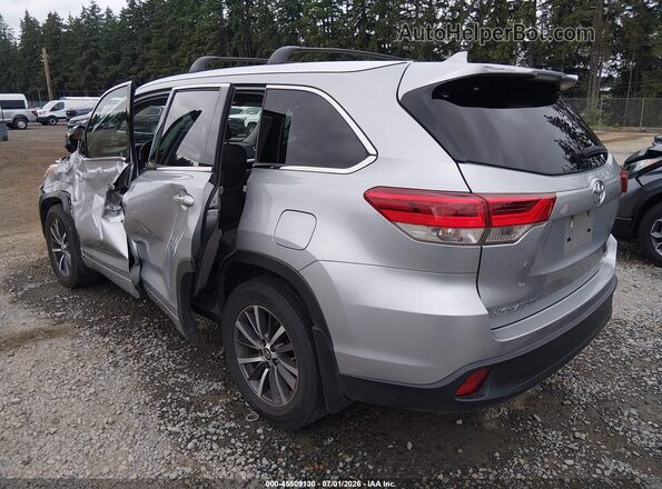 5TDJZRFH6JS524506 2018 TOYOTA HIGHLANDER Silver Задня ліва чверть