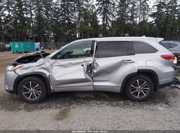 5TDJZRFH6JS524506 2018 TOYOTA HIGHLANDER Silver 