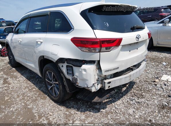 5TDJZRFH6JS538289 2018 TOYOTA HIGHLANDER White უკანა მარცხენა