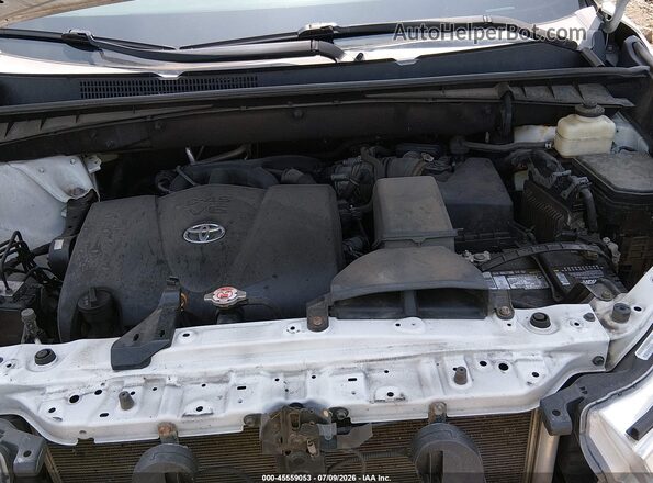 5TDJZRFH6JS538289 2018 TOYOTA HIGHLANDER White უკანა ხედი